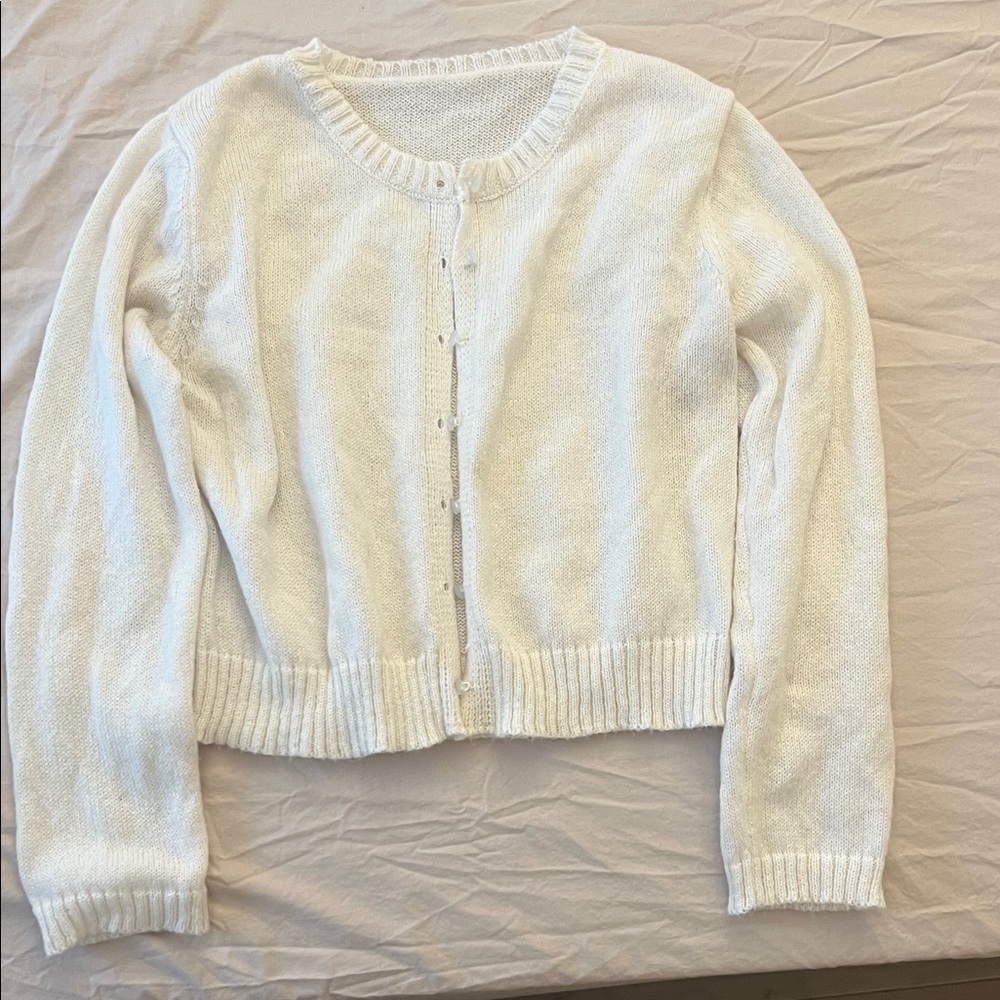 SHEIN Classic Cream Cardigan